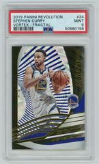 Stephen Curry [Fractal] #24 Basketball Cards 2019 Panini Revolution Vortex Prices