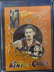 Trae Young [Orange] Basketball Cards 2021 Panini Illusions King of Cards Prices