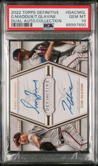 Greg Maddux, Tom Glavine #DAC-MGL Baseball Cards 2022 Topps Definitive Dual Autograph Collection Prices