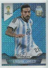 Ezequiel Lavezzi [Blue Pulsar] Soccer Cards 2014 Panini Prizm World Cup Prices
