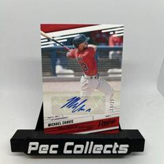 Michael Chavis [Purple] #PR-MC Baseball Cards 2021 Panini Chronicles Prestige Autographs Prices