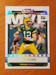 Aaron Rodgers [Silver] Football Cards 2022 Panini Contenders MVP Prices