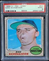 Dan Schneider Baseball Cards 1968 O Pee Chee Prices