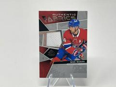 Nick Suzuki Hockey Cards 2021 SP Game Used Authentic Fabrics Prices