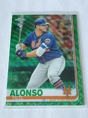 Pete Alonso [Green Wave Refractor] #204 Baseball Cards 2019 Topps Chrome Prices