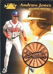 Andruw Jones [Bronze] Baseball Cards 1997 Pinnacle Mint Collection Prices