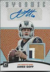 Jared Goff Football Cards 2019 Donruss Optic Dynamic Patch Autographs Prices
