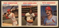 Dave Concepcion, John Candelaria, Pete Vuckovich [Hand Cut Panel] Baseball Cards 1979 Hostess Prices