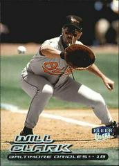 Will Clark #195 Baseball Cards 2000 Ultra Prices