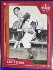 Carl Erskine [Red Frame] #14 Baseball Cards 2022 Panini Diamond Kings Prices