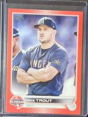 Mike Trout [Red] Baseball Cards 2022 Topps Update All Star Game Prices