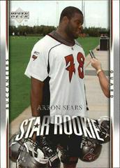 Arron Sears [Silver] Football Cards 2007 Upper Deck Prices