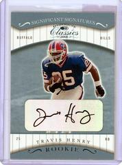 Travis Henry [Significant Signatures] #114 Football Cards 2001 Panini Donruss Classics Prices