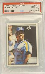 Alvin Davis #332 Baseball Cards 1985 Topps Stickers Prices