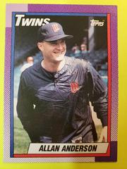Allan Anderson #71 Baseball Cards 1990 Topps Tiffany Prices