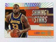 LeBron James [Orange] #5 Basketball Cards 2019 Panini Illusions Shining Stars Prices