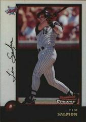 Tim Salmon #27 Baseball Cards 1998 Bowman Chrome Prices