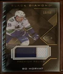 Bo Horvat [Premium Relics ] Hockey Cards 2021 Upper Deck Black Diamond Prices