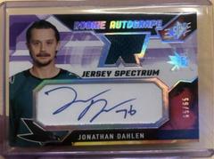 Jonathan Dahlen [Spectrum] #DA Hockey Cards 2021 SPx Rookie Auto Jersey Prices