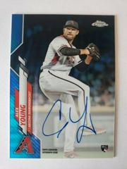 Alex Young [Blue Wave Refractor] #RA-AY Baseball Cards 2020 Topps Chrome Rookie Autographs Prices