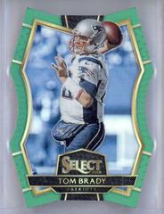 Tom Brady [Green Prizm Die Cut] Football Cards 2016 Panini Select Prices