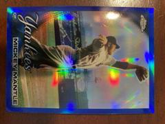 Mickey Mantle [Blue Refractor] #7 Baseball Cards 2010 Topps Chrome Prices