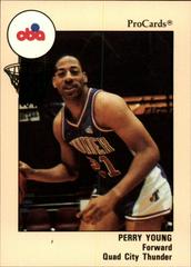 Perry Young Basketball Cards 1989 Procards Cba Prices