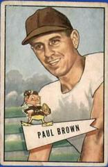 Paul Brown #14 Football Cards 1952 Bowman Small Prices