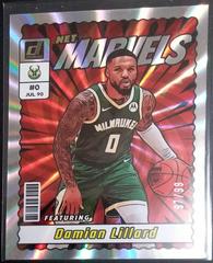 Damian Lillard [Laser] #3 Basketball Cards 2023 Panini Donruss Net Marvels Prices