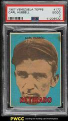 Carl Hubbell #172 Baseball Cards 1967 Venezuela Topps Prices
