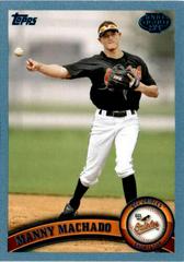 Manny Machado [Blue] Baseball Cards 2011 Topps Pro Debut Prices