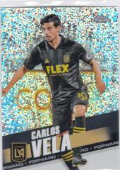 Carlos Vela [Speckle] #2 Soccer Cards 2022 Topps Chrome MLS Prices