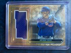Anthony Rizzo [Gold] Baseball Cards 2020 Topps Triple Threads Single Jumbo Relics Prices