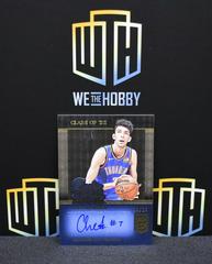 Chet Holmgren [Gold] Basketball Cards 2022 Panini Donruss Elite Rookie Yearbook Autographs Prices