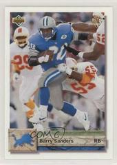 Barry Sanders #155 Football Cards 1992 Upper Deck Prices