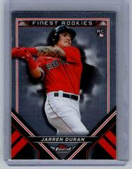 Jarren Duran #FRD-JD Baseball Cards 2022 Topps Finest Rookies Design Variation Prices