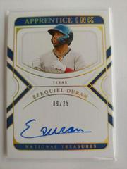 Ezequiel Duran #AI-ED Baseball Cards 2022 Panini National Treasures Apprentice Ink Autographs Prices