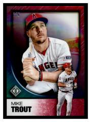 Mike Trout [Red Refractor] #77 Baseball Cards 2023 Topps Transcendent Prices