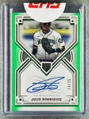 Julio Rodriguez [Green] Baseball Cards 2022 Topps Definitive Rookie Autographs Prices