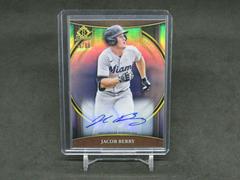 Jacob Berry [Autograph] #BI-1 Baseball Cards 2023 Bowman Invicta Prices
