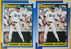 Fernando Valenzuela #340 Baseball Cards 1990 Topps Tiffany Prices