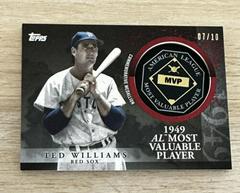 Ted Williams [Red] #MVP-TW Baseball Cards 2023 Topps Update MVP Medallion Prices