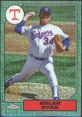 Nolan Ryan [Green] #T87C2-71 Baseball Cards 2022 Topps Silver Pack 1987 Chrome Series 2 Prices