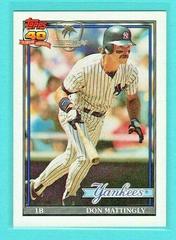 Don Mattingly #100 Baseball Cards 1991 Topps Desert Shield Prices