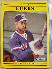 Ellis Burks #89 Baseball Cards 1991 Fleer Prices