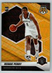 Reggie Perry [Gold Wave] Basketball Cards 2020 Panini Mosaic Prices