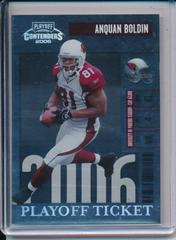 Anquan Boldin #1 Football Cards 2006 Playoff Contenders Prices