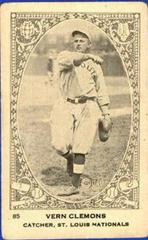 Vern Clemons Baseball Cards 1922 Neilson's Chocolate Type I Prices
