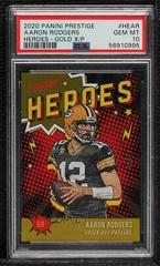 Aaron Rodgers [Xtra Points Gold] Football Cards 2020 Panini Prestige Heroes Prices