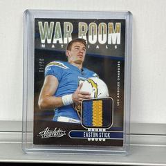 Easton Stick [Prime] Football Cards 2019 Panini Absolute War Room Materials Prices